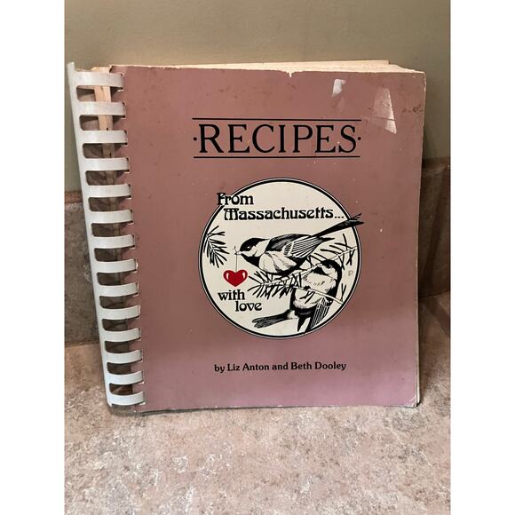 Recipes from Massachusetts 1992, Liz Anton and Beth Dooley, Cookbook, y2K, 1990s - Picture 1 of 9